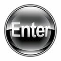 Enter icon black