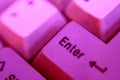 Enter Key (pink/red)