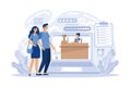 Enter login and password. Registration page on screen.