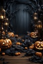 Enter a Nightmarish Realm with this Hyper-Realistic Halloween Background. AI Generated