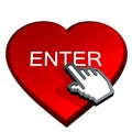 Enter red heart