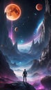 QuantumQuotient Reverie: DataEclipse Tomorrow\'s Dream. AI generate