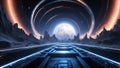 QuantumQuotient Reverie: DataEclipse Tomorrow\'s Fantasy. AI generate