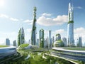 Green Horizons: The Eco-Tech Metropolis