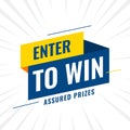 enter to win big reward background signup in web contest