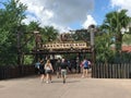 Entering Adventureland in Walt Disney World`s Magic Kingdom Royalty Free Stock Photo