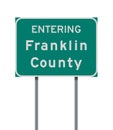 Entering Franklin County Ohio road sign