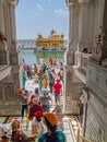 Entering hallway Golden Temple in Amritsar