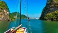 Entering Halong Bay