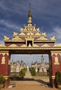 Entering Kakku Temples, Myanmar (Burma)