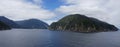 Entering Thompson Sound, New Zealand fiordland