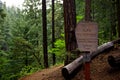 Entering the Trinity Alps Wilderness