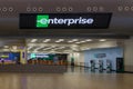 Enterprise Airport Rental Car Area in Kansas City Airport Royalty Free Stock Photo