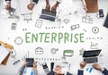 Enterprise Company Business Corporation Organization Concept Royalty Free Stock Photo