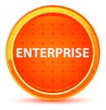 Enterprise Natural Orange Round Button Royalty Free Stock Photo