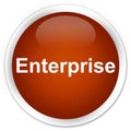 Enterprise premium brown round button