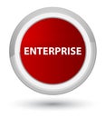 Enterprise prime red round button Royalty Free Stock Photo