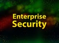 Enterprise Security abstract bokeh dark background