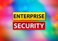 Enterprise Security Abstract Colorful Background Bokeh Design Illustration