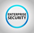Enterprise Security Round Blue Push Button