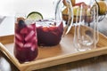 Entertaining with refreshing red sangria