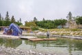 Entertainment and adventure at Triassic Parc Beach on Steinplatte, Austria