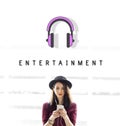 Entertainment Audio Multimedia Podcast Graphic Concept