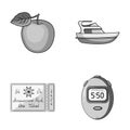 Entertainment, business, travel and other monochrome icon in cartoon style. numbers, design, sport icons in set