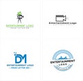 Entertainment casting director video camera logo design