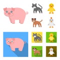 Entertainment, farm, pets and other web icon in cartoon,flat style. Eggs, toy, recreation icons in set collection. Royalty Free Stock Photo