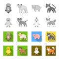 Entertainment, farm, pets and other web icon in monochrome,flat style. Eggs, toy, recreation icons in set collection. Royalty Free Stock Photo