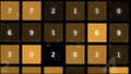Sliding puzzle game with numbers.