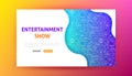 Entertainment Landing Page