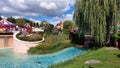 Entertainment resort, Disneyland Paris in Chessy, France.