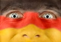 Enthusiastic German soccer fan