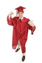 Enthusiastic Graduate with Cash Royalty Free Stock Photo