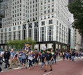 Enthusiastic Marchers, New York City Labor Day Parade, Union Strong, NYC, NY, USA Royalty Free Stock Photo