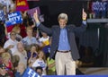 An enthusiastic Senator John Kerry addresses audience at the Thomas Mack Center at UNLV, Las Vegas, NV