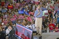 An enthusiastic Senator John Kerry addresses audience at the Thomas Mack Center at UNLV, Las Vegas, NV