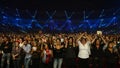 Enthusiastic Senior Audience, Music Concert Fans