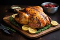 Enticing Description Of Stuffed Roast Chicken, Flavorful Recipe