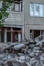 the entire residential area in the city was destroyed by russian missiles
