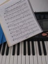 Entitled piano and book