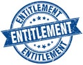 Entitlement stamp Royalty Free Stock Photo