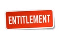 entitlement sticker