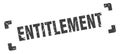 entitlement stamp