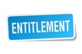 entitlement sticker