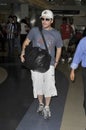 Entourage star Kevin Connolly is seen at LAX Royalty Free Stock Photo