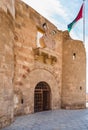 Entrace to Fortress in Aqaba city, Jordan Royalty Free Stock Photo