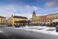 ÃÂ¡entral square in Freistadt - Upper Austria Royalty Free Stock Photo